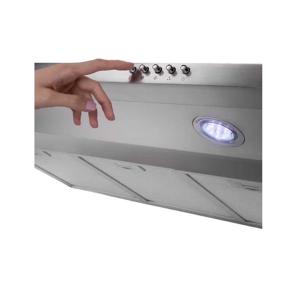 Disfruta una cocina fresca con la campana Indurama CEI-75CPR, potencia ideal y diseño moderno que elimina olores fácilmente.