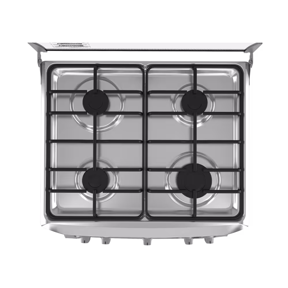 Redescubre el placer de cocinar en casa con la cocina a gas EM6020SG1 de Mabe, diseño moderno y calor perfecto para cada receta en familia.