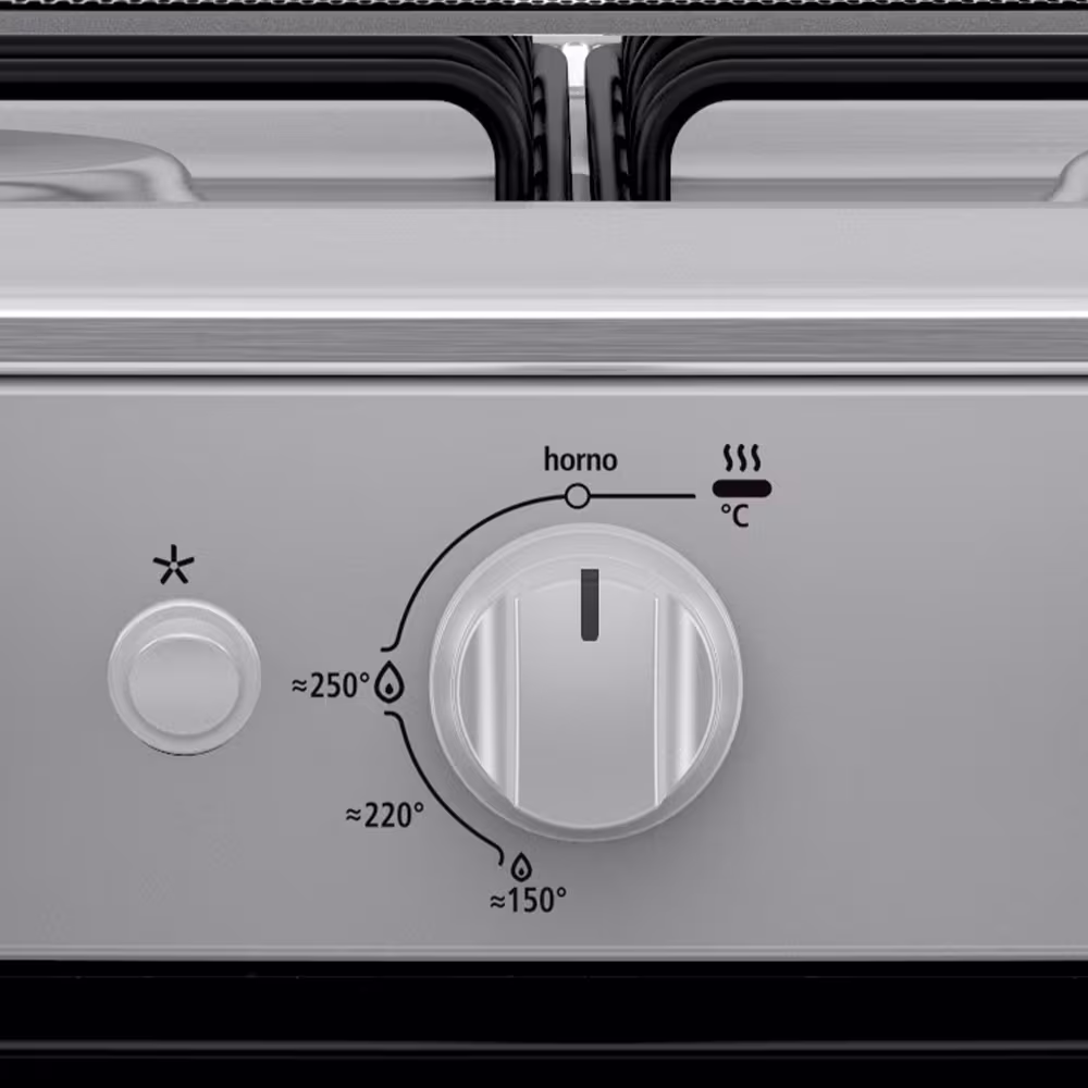 Redescubre el placer de cocinar en casa con la cocina a gas EM6020SG1 de Mabe, diseño moderno y calor perfecto para cada receta en familia.
