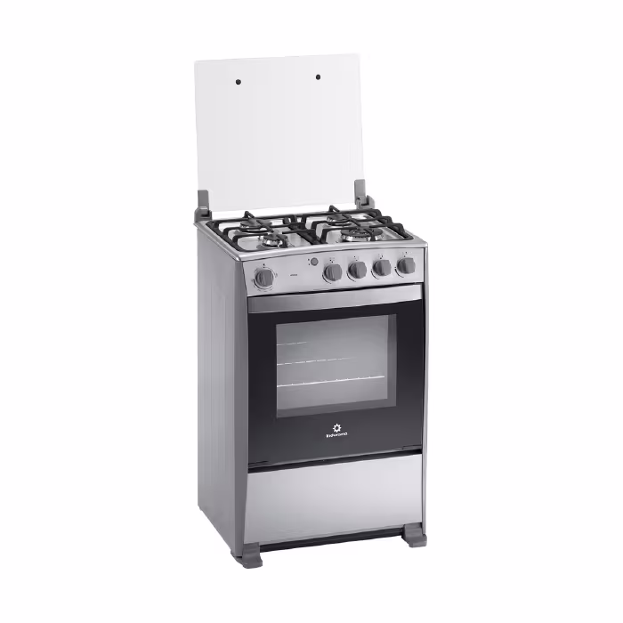 Cocina a gas Indurama Merida Grill Quarzo 24" 4Q. Diseño premium con quemadores sellados, grill a gas y encendido electrónico. Ideal para tu hogar.