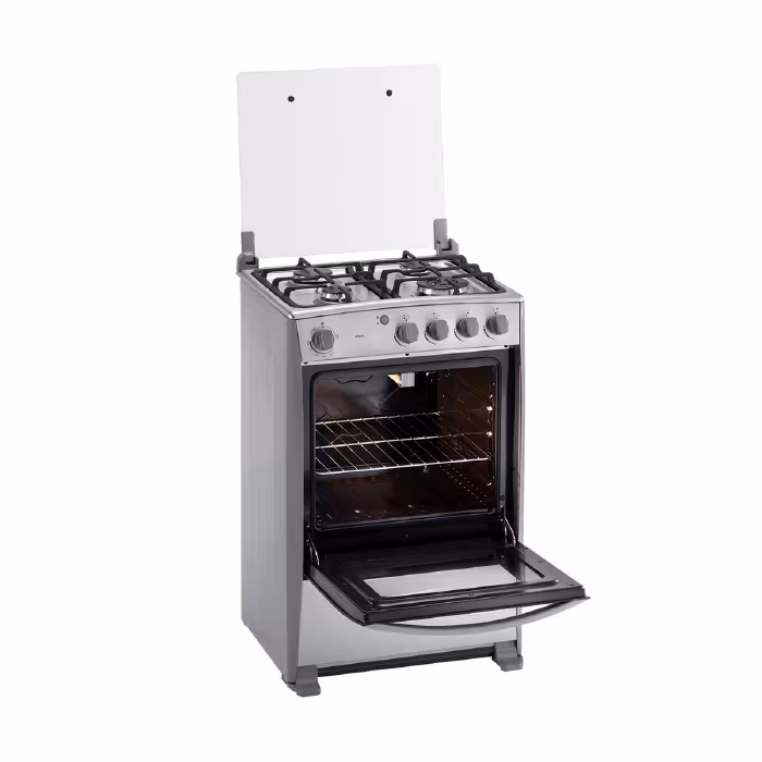 Cocina a gas Indurama Merida Grill Quarzo 24" 4Q. Diseño premium con quemadores sellados, grill a gas y encendido electrónico. Ideal para tu hogar.