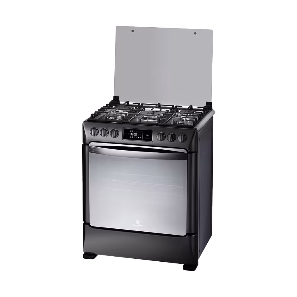 Disfruta cada receta con la Cocina a Gas Niza Zafiro de Indurama. Diseño sofisticado, cocción precisa y el toque perfecto para tu cocina.