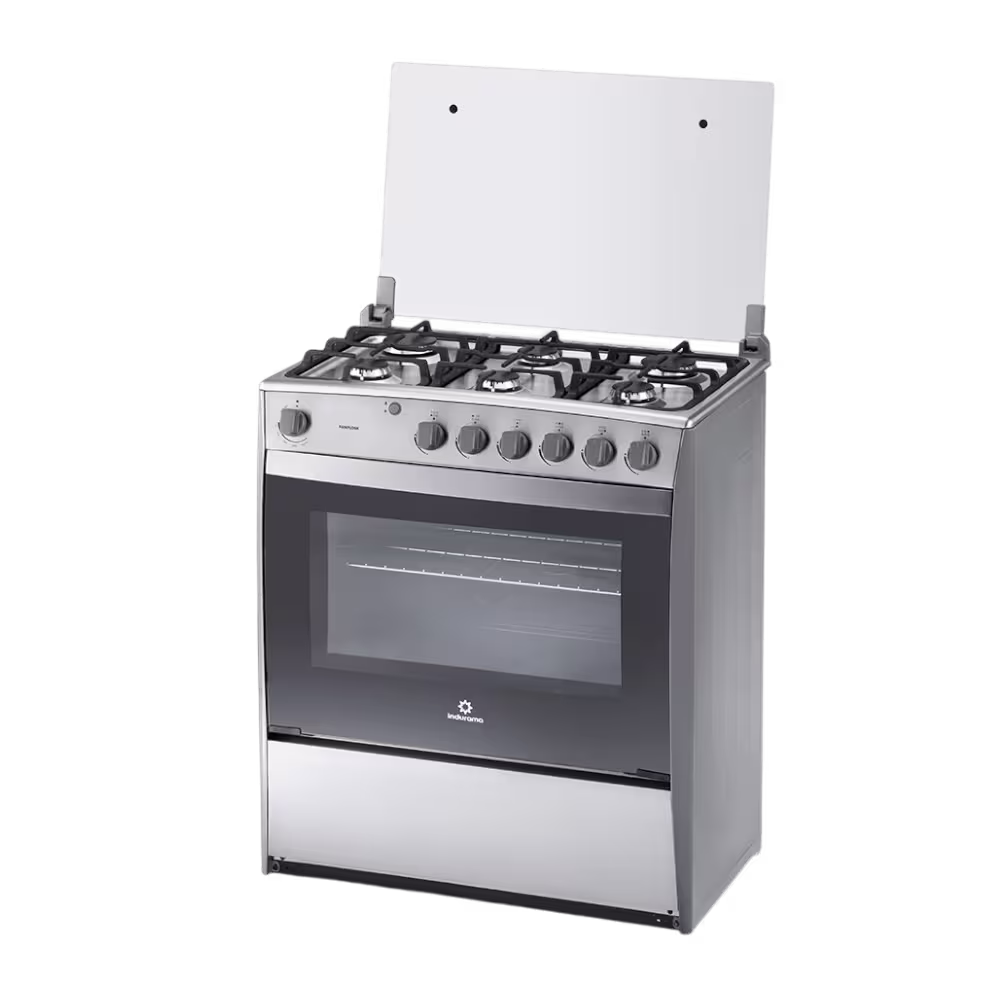 Vive la experiencia de cocinar con la elegancia y eficiencia de la Cocina a Gas Pamplona Quarzo de Indurama. Potencia, diseño y sabor en cada plato.