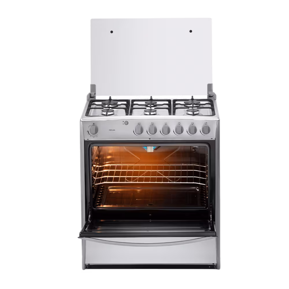 Vive la experiencia de cocinar con la elegancia y eficiencia de la Cocina a Gas Pamplona Quarzo de Indurama. Potencia, diseño y sabor en cada plato.