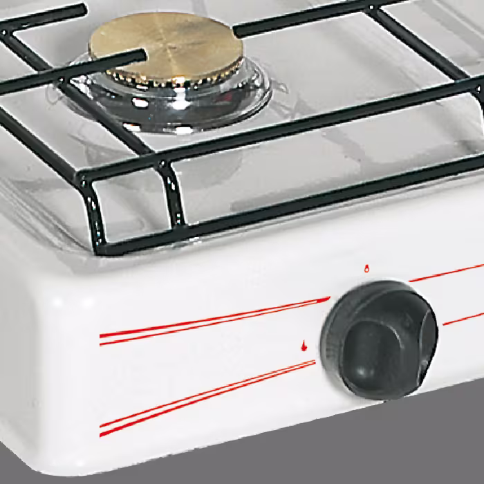 Cocineta Bari 2Q de Ecogas, compacta y resistente, ideal para espacios pequeños. Cuenta con quemadores de bronce y diseño porcelanizado.








