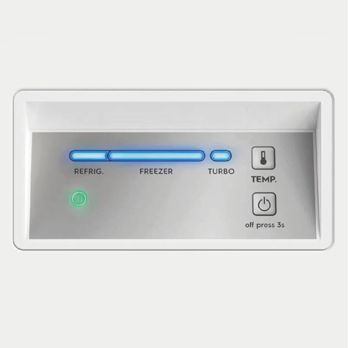 El Congelador Electrolux EFC70W6HTW 708L ofrece el espacio ideal para mantener tus alimentos frescos y organizados, brindando comodidad y tranquilidad