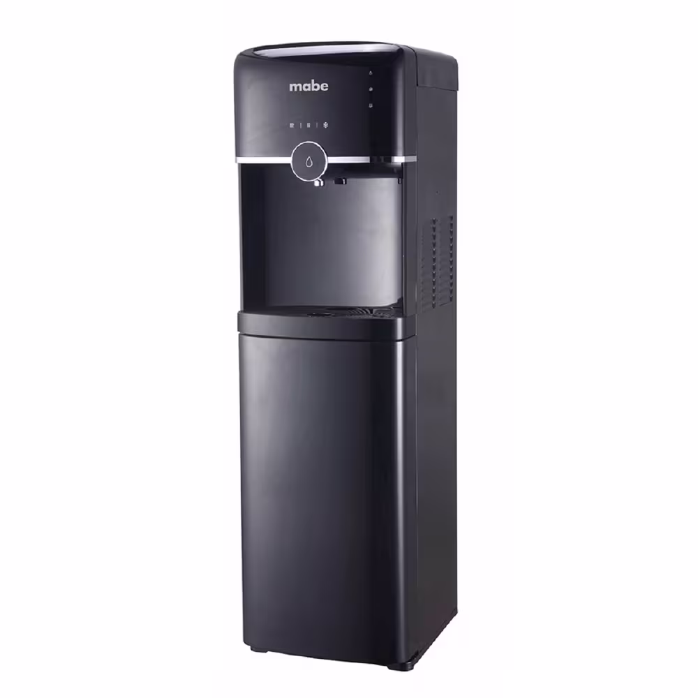 Refresca tu día con el Dispensador de Agua EMBL1TN de Mabe, práctico, eficiente y perfecto para tener agua siempre disponible y a la temperatura ideal
