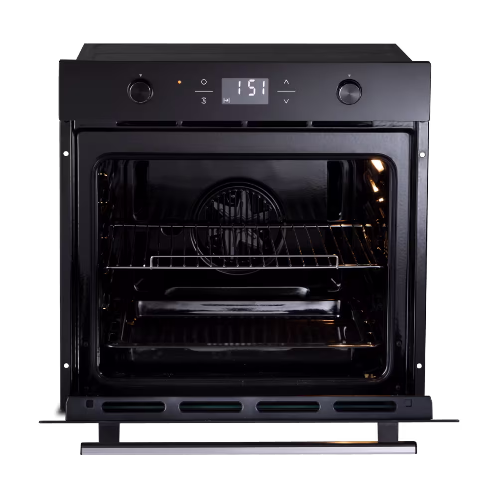 Horno empotrable HEI-75END Indurama combina diseño elegante y tecnología avanzada para una cocción uniforme y resultados perfectos en cada receta.