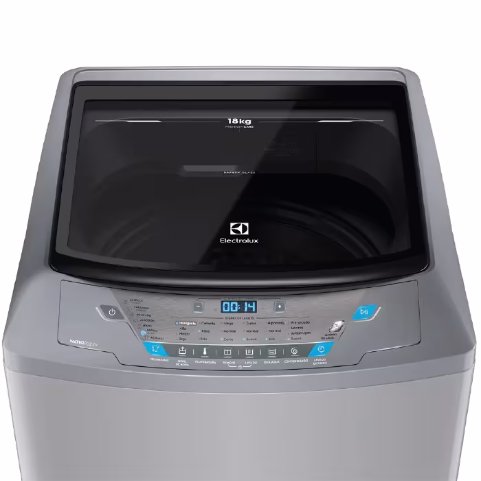 La Lavadora Electrolux EWIX18F6ESG 18KG tiene amplia capacidad y alto rendimiento, perfecta para hogares grandes. ¡Limpieza fácil y efectiva!



