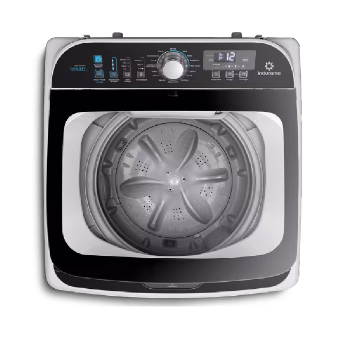 La Lavadora Automática Indurama LRI-19BLA 19 kg ofrece gran capacidad y eficiencia, ideal para grandes cargas y resultados excepcionales.



