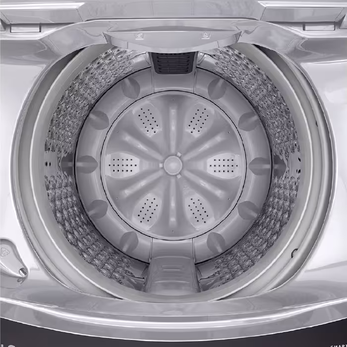 La Lavadora LG WT19DVTM 19KG tiene carga superior, gran capacidad y tecnología Inverter para un lavado eficiente y económico.