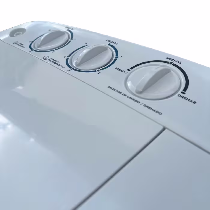 La lavadora doble tina WWTB07M7MUWW sera tu aliada perfecta para el lavado de tus prendas, marca Westinhouse y capacidad de 7kg de lavado.