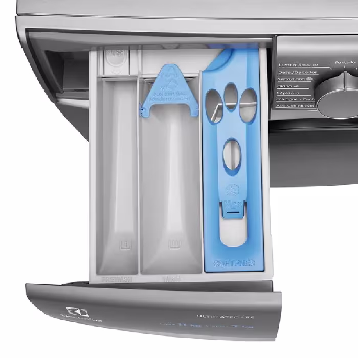 La Lavadora Secadora Electrolux EWDX11L32G 11 kg ofrece lavado y secado eficiente en un solo equipo, ideal para espacios pequeños.