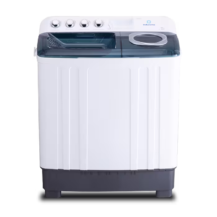 La Lavadora Semiautomática Indurama LRI-13BLSA 13 kg es ideal para cargas medianas, con perilla de control y timer para un lavado eficiente.