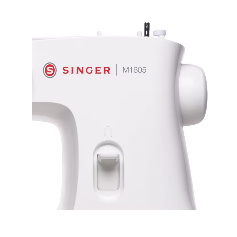 La máquina de coser Singer M1605 es ideal para el hogar. Compacta, fácil de usar y perfecta para costuras básicas con resultados precisos y confiables