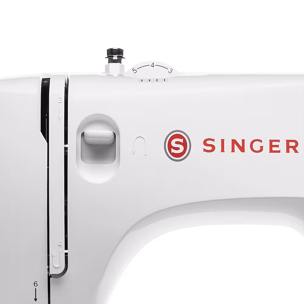La máquina de coser doméstica Singer M2605 es ideal para proyectos del hogar. Fácil de usar, compacta y confiable.