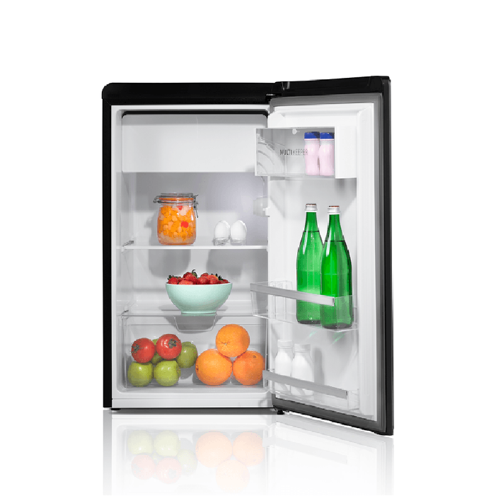 Refresca tus momentos con la Mini Nevera Bar RI-120 Croma 95L de Indurama, ideal para mantener tus bebidas frías y organizar tu espacio con estilo.