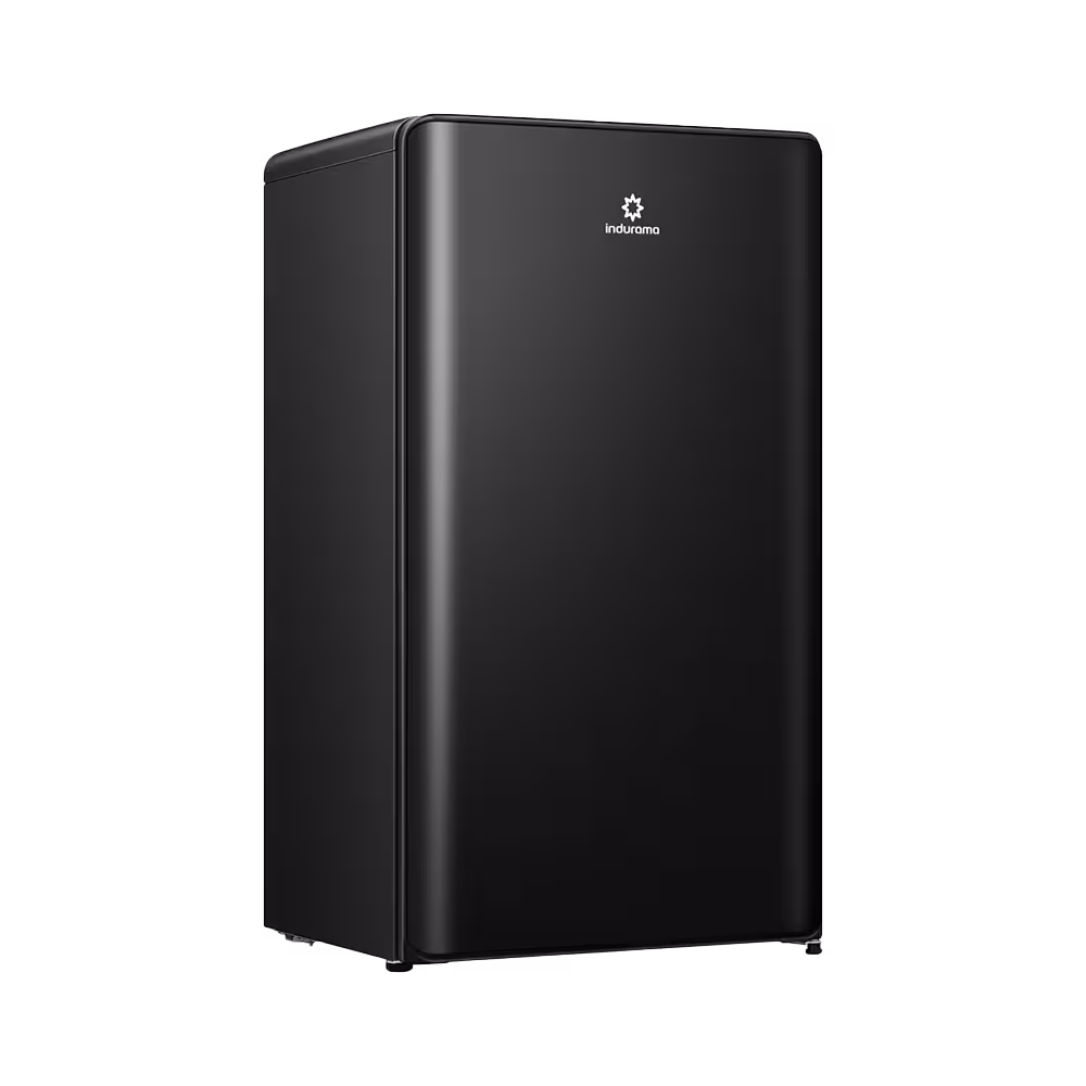 La Mini Nevera Bar Indurama RI-120 Negro 95L, combina estilo y funcionalidad para mantener tus bebidas frescas. ¡Un toque elegante para tu espacio!