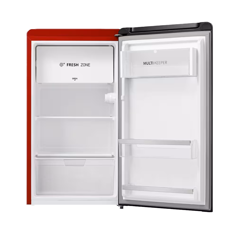 Añade estilo y frescura con la Mini Nevera Bar Indurama RI-120 rojo. 95L de capacidad, ideal para tus bebidas. ¡Color y funcionalidad en tu hogar!