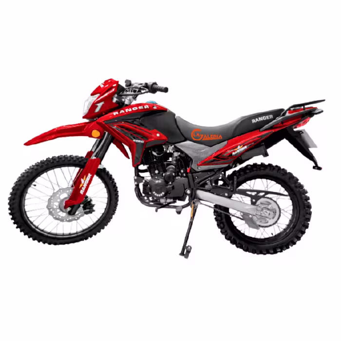 Encuentra la moto Ranger 250GY-50 con suspensión posterior monoshock y el mejor precio solo en Gran Hogar.