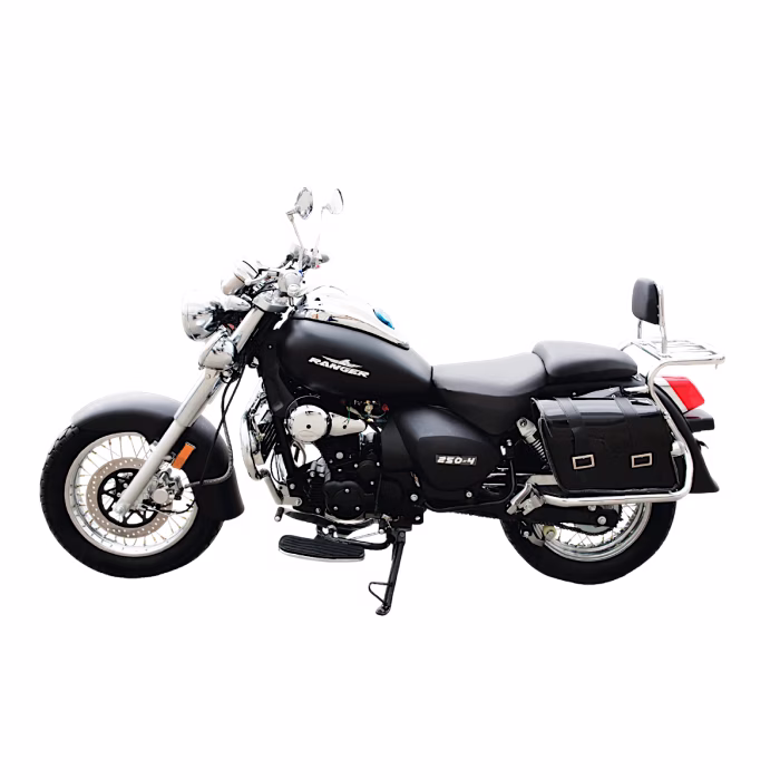 Vive la aventura con la Moto Luxury 250-4 de Ranger, potencia, confort y libertad en cada viaje, diseñada para explorar con estilo.








