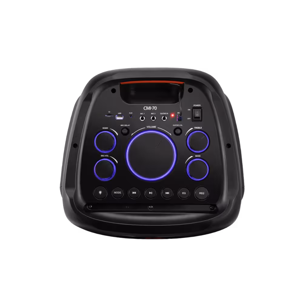 Encuentra el mejor parlante Inalámbrico Indurama Portátil CMI-70 con una potencia de 40 Watts y al mejor precio solo en Gran Hogar.