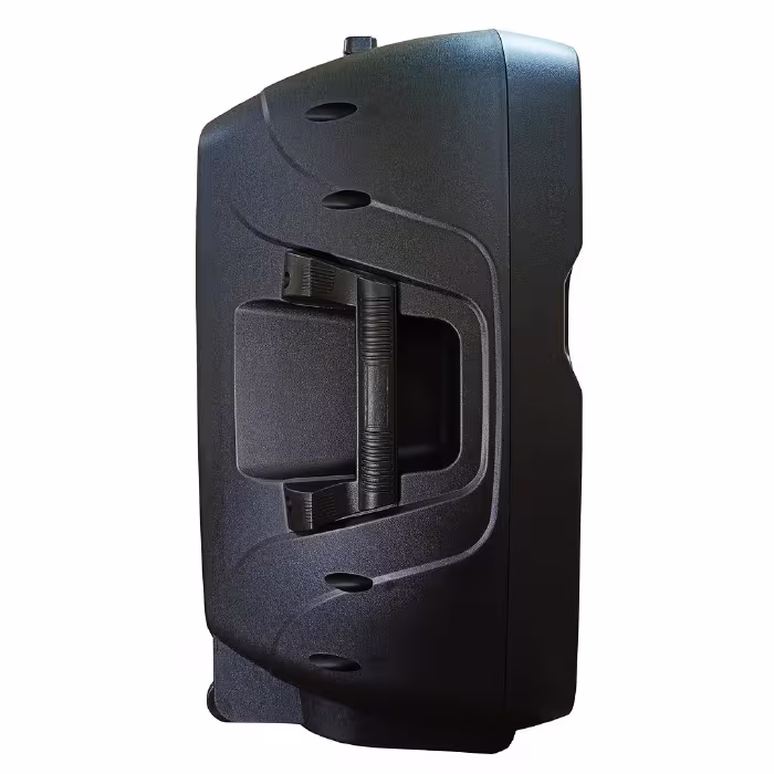 Siente la energía con el parlante recargable Z15‑BEAT de Bazzuka: 100 W, luces LED y micrófono. Comparte momentos inolvidables donde vayas.