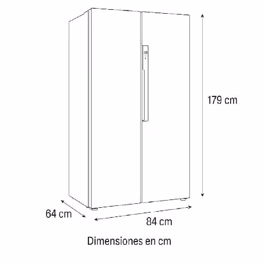 Con un diseño moderno y elegante, la refrigeradora RI-770 Side by Side de 480 L ofrece eficiencia energética A, tecnología avanzada y gran capacidad.