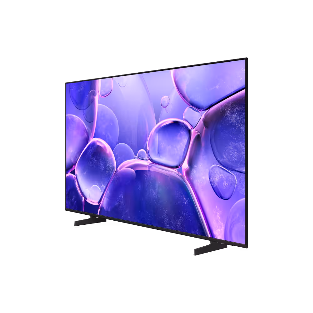 Smart TV SAMSUNG UN55U8000FPCZE de 55 pulgadas con resolución 4K UHD y procesador Crystal 4K, compatible con HDR10+, y control por voz (Alexa/Google).